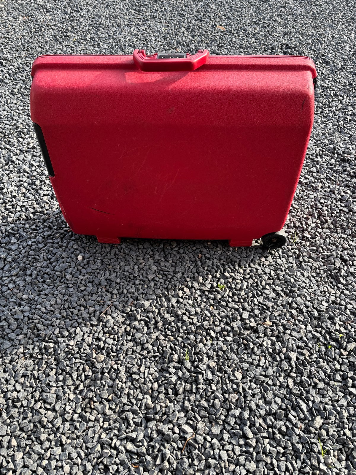 Samsonite Koffer Rood - Hard Kunststof met Wieltjes, Sieraden, Tassen en Uiterlijk, Koffers, Gebruikt, Hard kunststof, 45 tot 55 cm