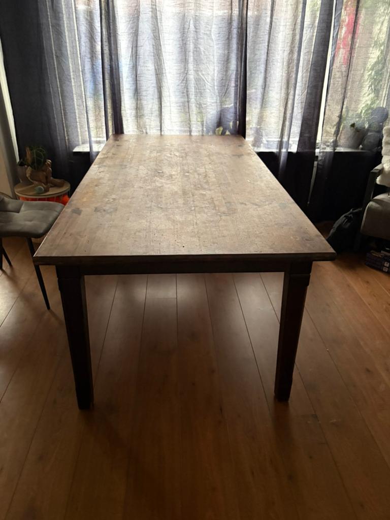 Eettafel, Gebruikt, 200 cm of meer, Rechthoekig, 50 tot 100 cm