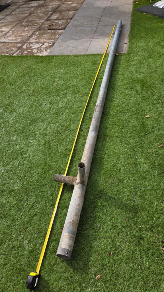 Gegalvaniseerde paal 380, Ophalen, Gebruikt, 250 cm of meer, Palen