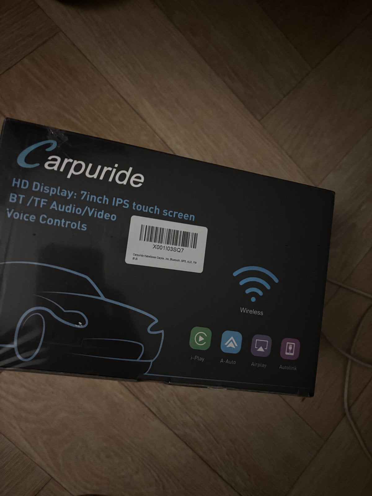 Carpuride 7 inch IPS touchscreen met Apple CarPlay/Android A, Auto diversen, Autoradio's, Ophalen of Verzenden, Nieuw