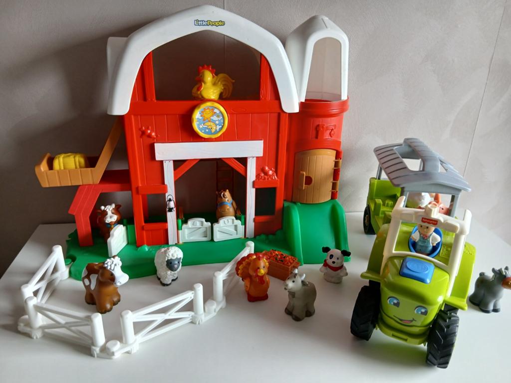 Little people boerderij en tractor, Kinderen en Baby's, Ophalen of Verzenden, Zo goed als nieuw, Speelset