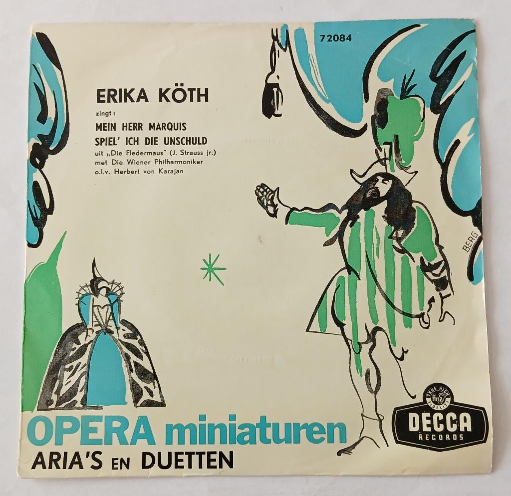 72084 - Opera miniaturen - Aria's en Duetten, Cd's en Dvd's, Vinyl Singles, Ophalen of Verzenden, Gebruikt, Klassiek, Single