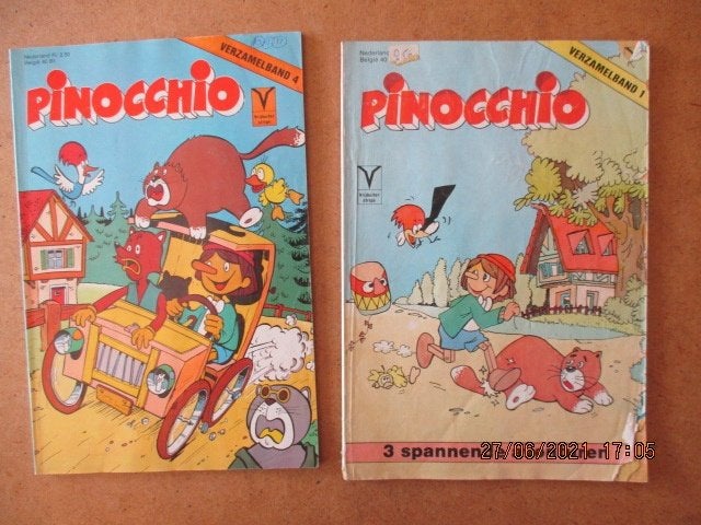 adv4646 pinocchio omnibus, Eén stripboek, Ophalen, Gelezen