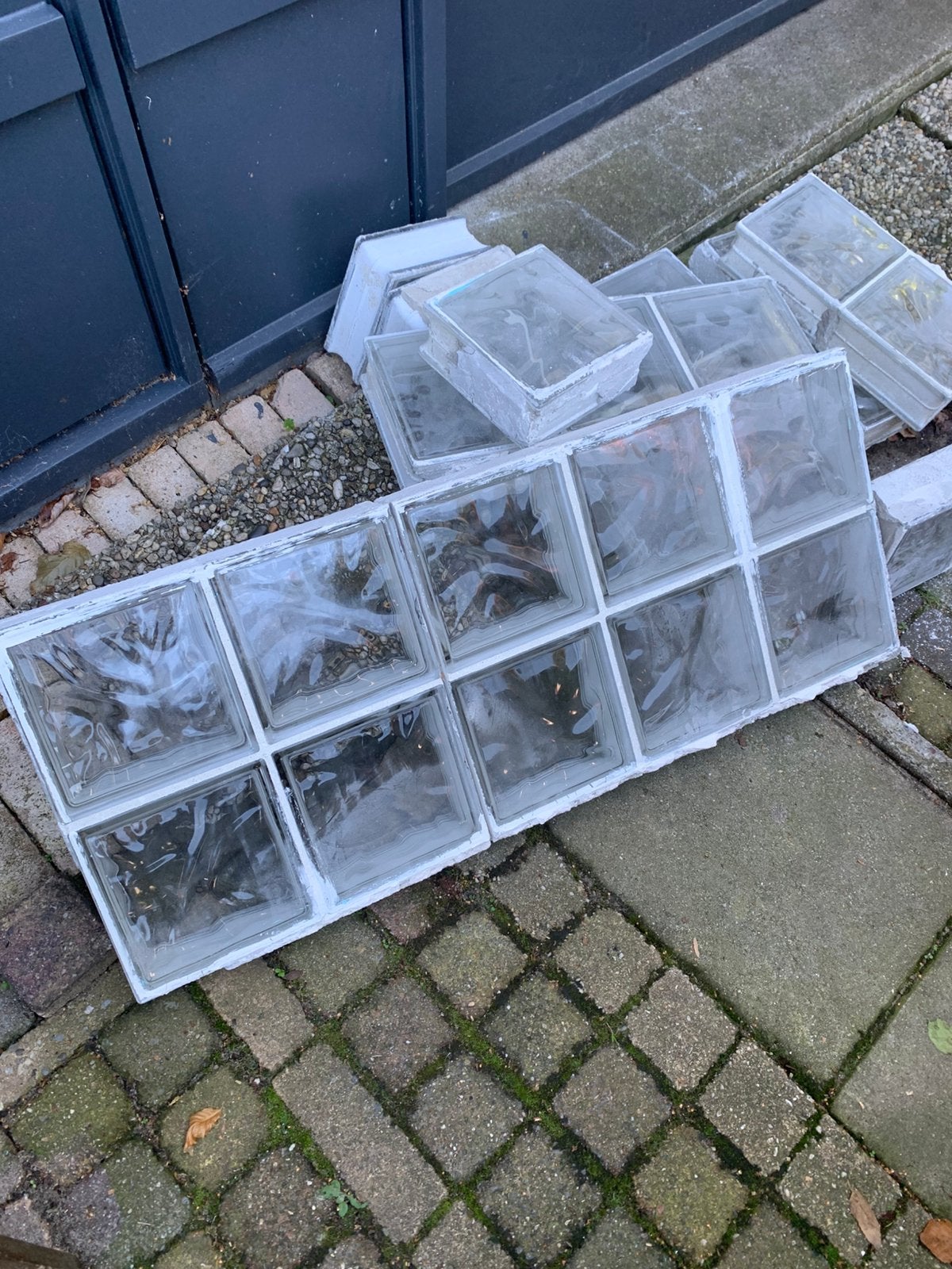 Glazen bouwstenen 25 stuks, Ophalen, Gebruikt, Overige typen