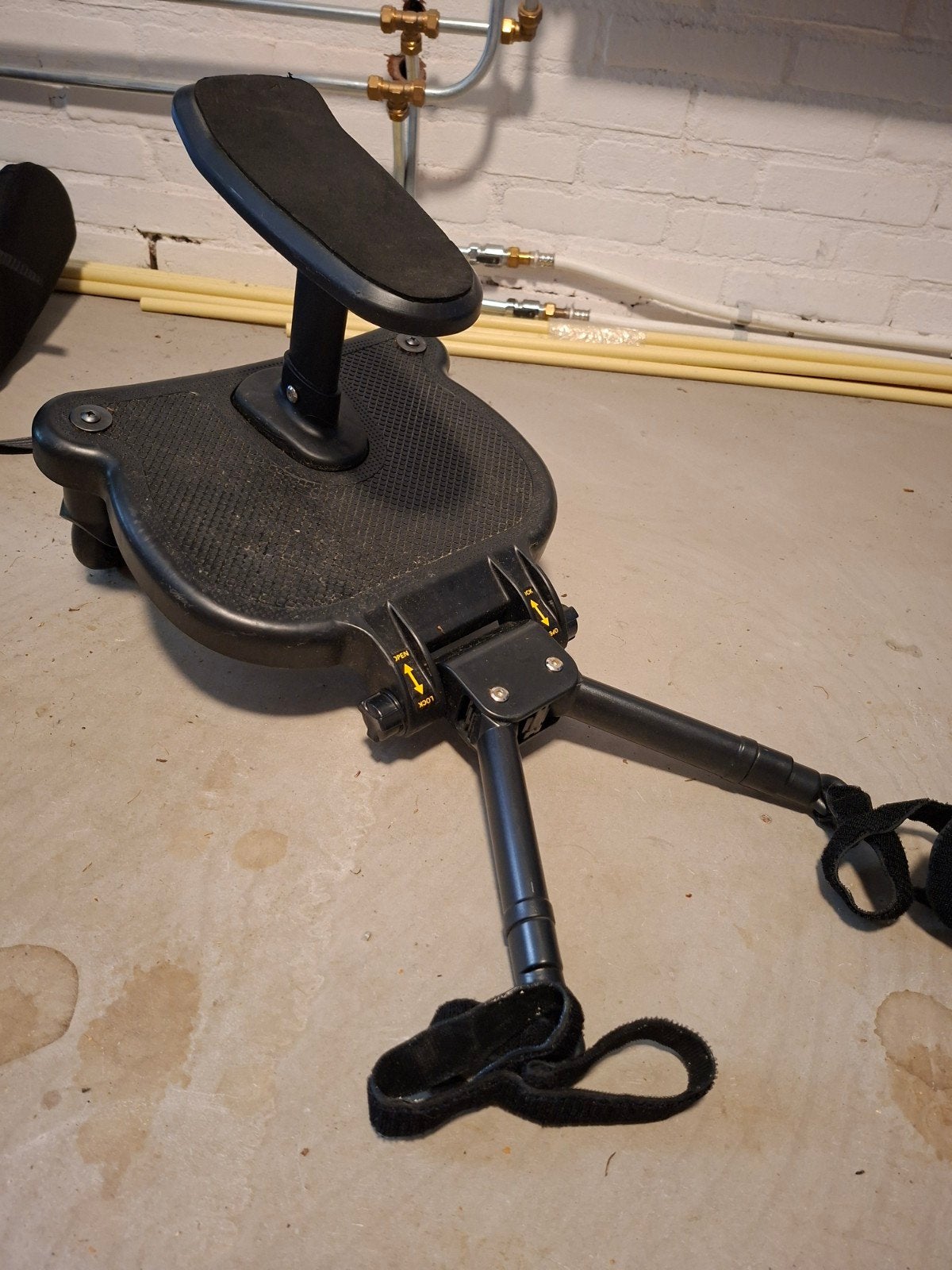 Meerijdplankje met zitje voor kinderwagen, Ophalen of Verzenden, Gebruikt, Kinderwagen, Overige merken