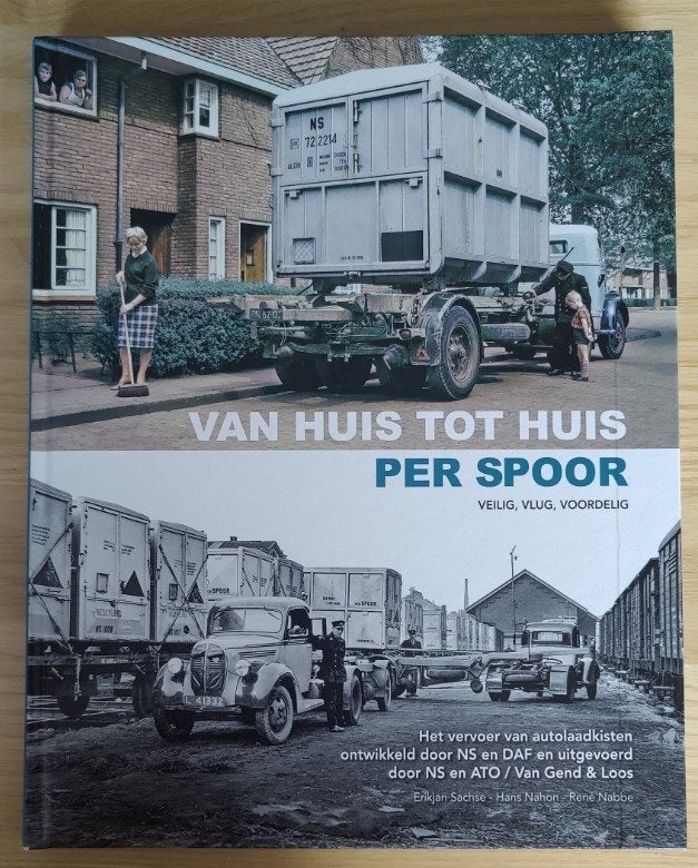 Boek: Van huis tot huis per spoor, Ophalen of Verzenden, Zo goed als nieuw, Trein