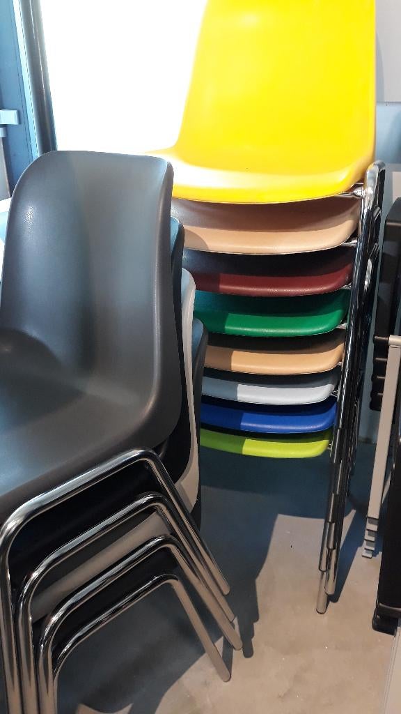 Kuip / stapel stoelen /Kantine Stoelen, Ophalen, Kunststof, Gebruikt, -