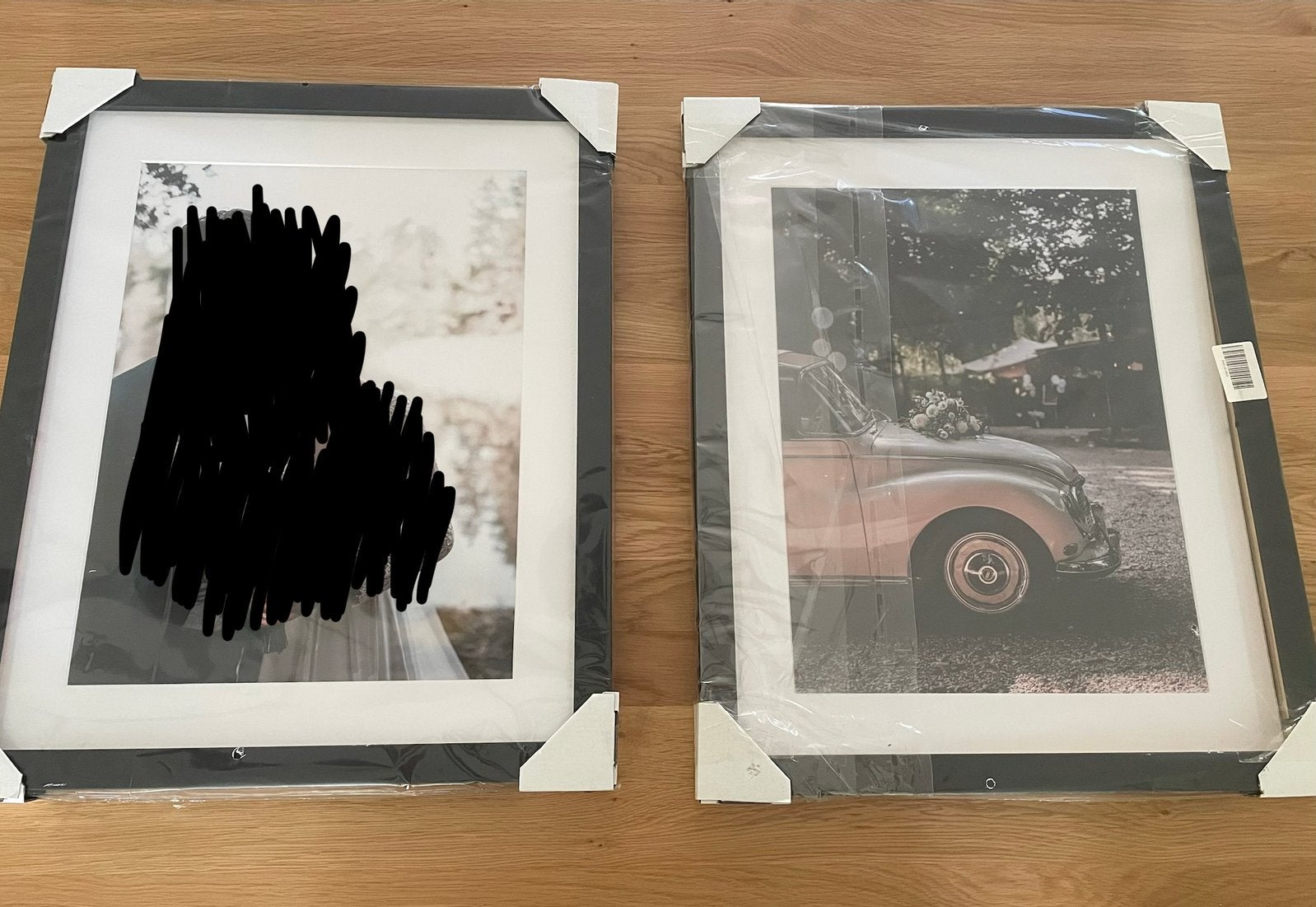 Twee fotolijsten - Nieuw - €8 p.stuk, Met ophangsysteem, 52 cm, Nieuw, Fotolijst