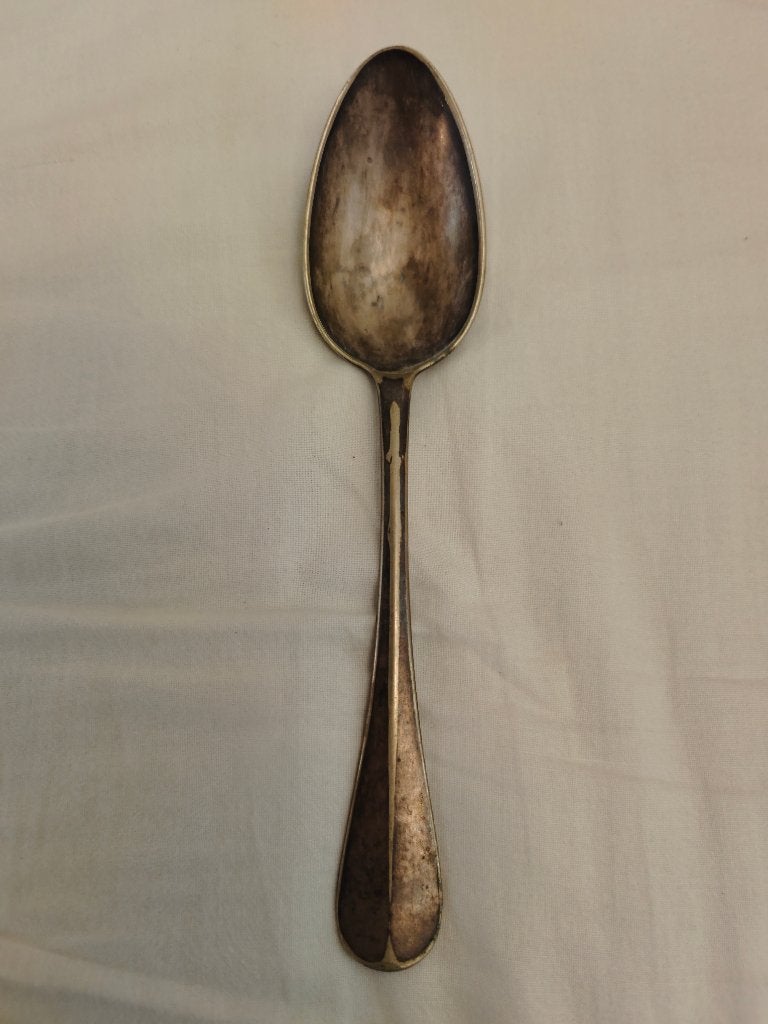Verzilverde Christofle lepel 1877, Antiek en Kunst, Ophalen of Verzenden