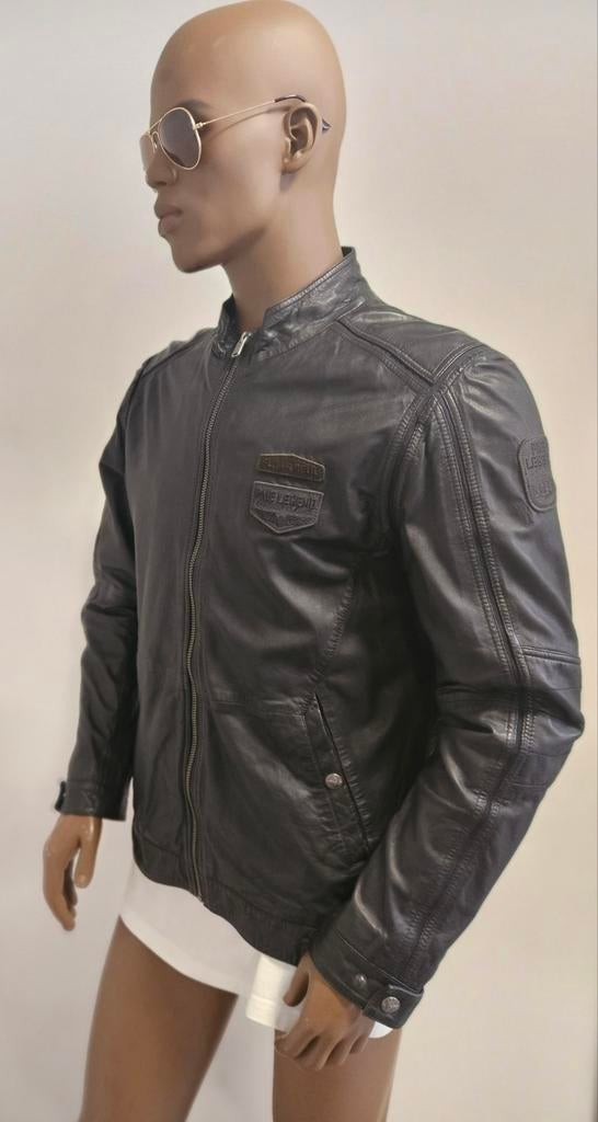 PME Legend soepele schapen/lams leren zwarte tussen jas (M)