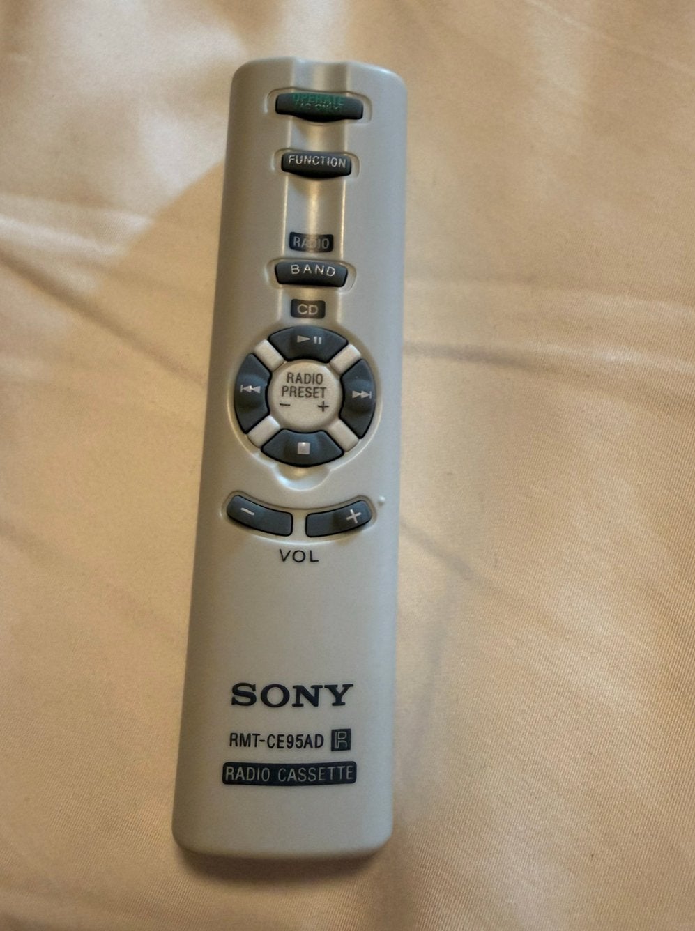 Original Sony RMT-CS200A CD / Cassette Remote, Ophalen of Verzenden, Gebruikt, Origineel, Mediaspeler