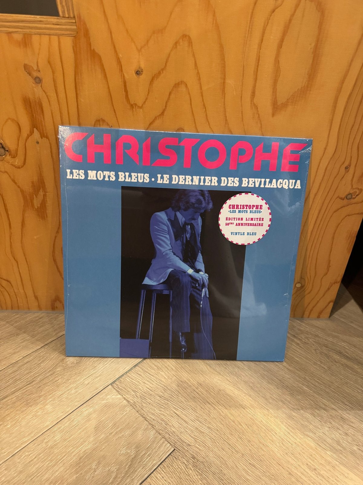 Christophe - Les Mots Bleus 50e Anniv Blauw Vinyl, Ophalen of Verzenden, Zo goed als nieuw, 12 inch