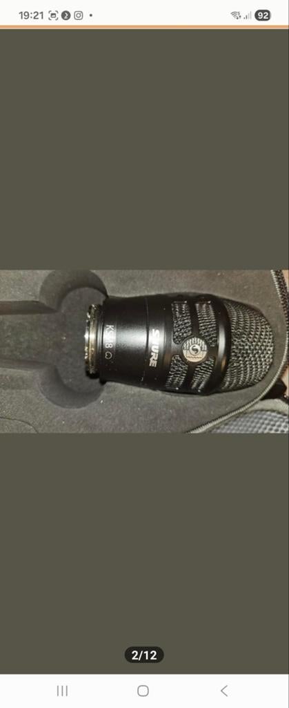 Shure  kop, Muziek en Instrumenten, Microfoons, Ophalen, Gebruikt, Overige typen, Draadloos
