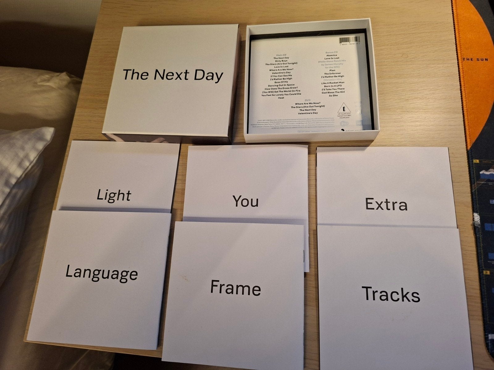 2cd+dvd david bowie the next day extra, Ophalen of Verzenden, Nieuw