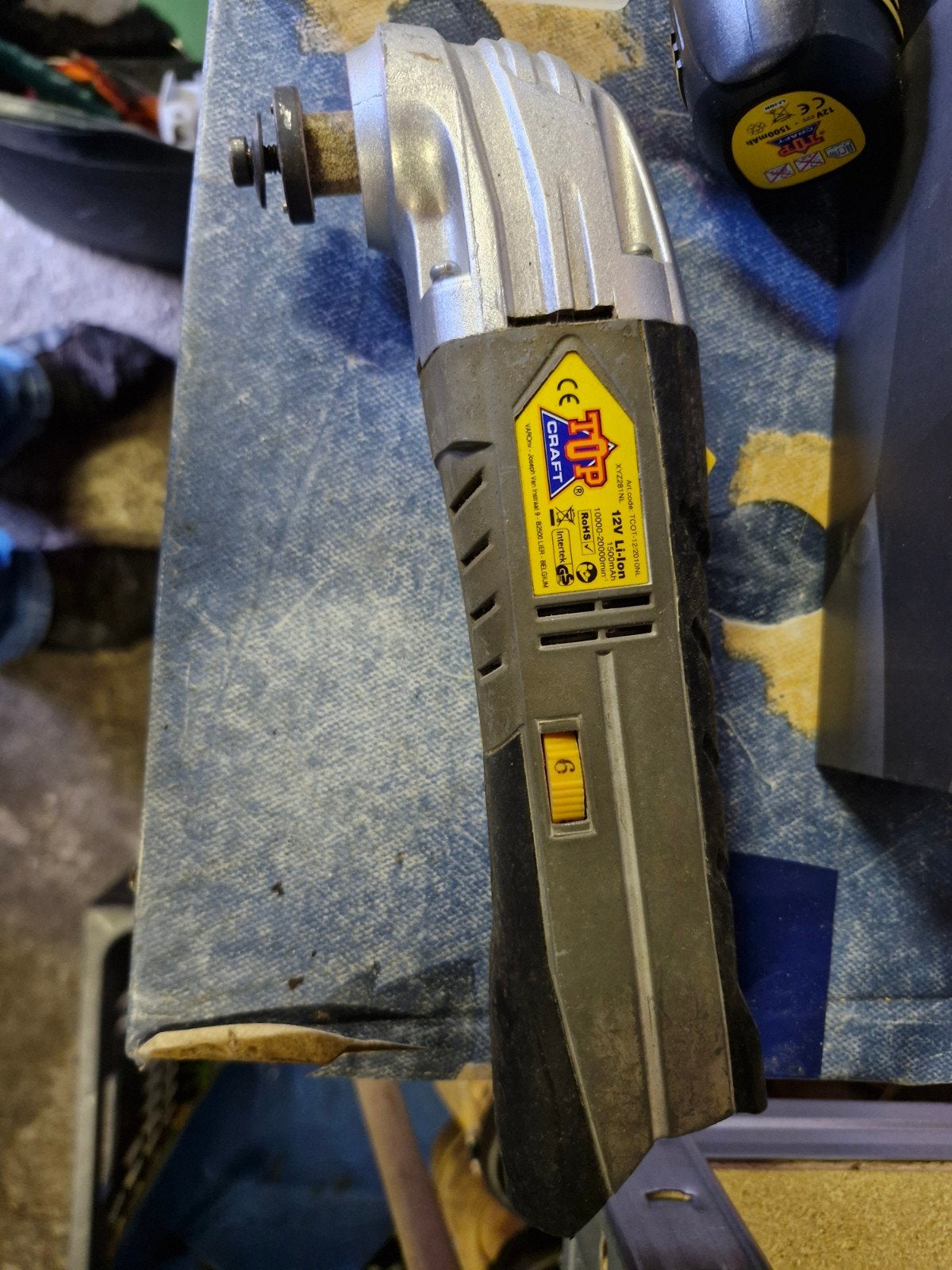 Top Craft Multitool / Trillzaag met accessoires, Minder dan 30 mm, Gebruikt, Overige typen, Ophalen of Verzenden