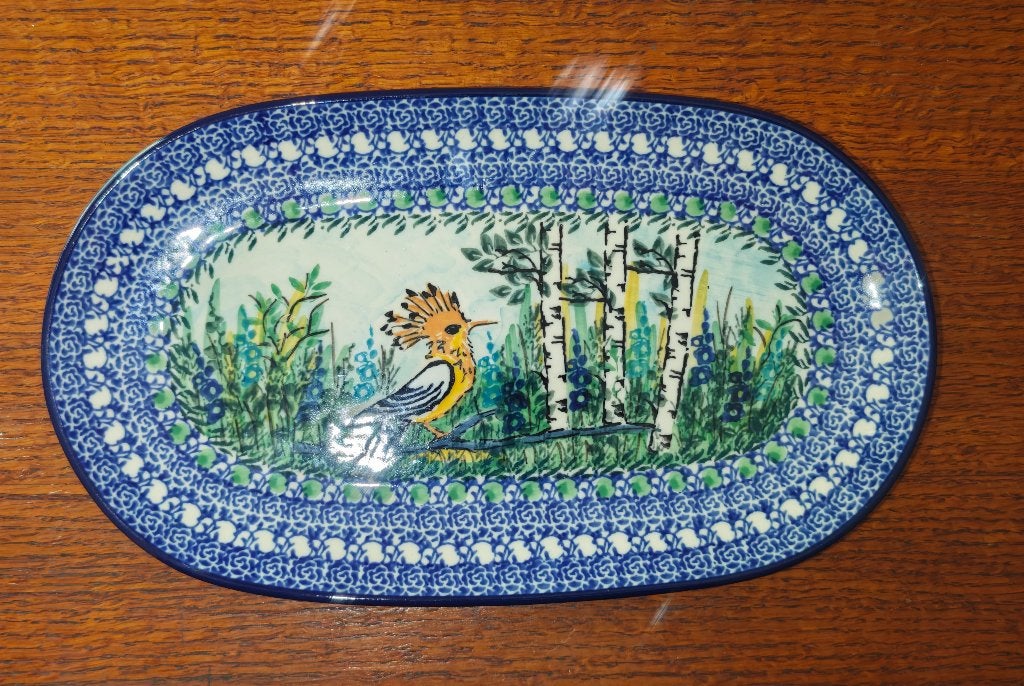Bord 27 cm uniek Bunzlau, Keramiek, Nieuw, Ophalen of Verzenden, Bord(en)