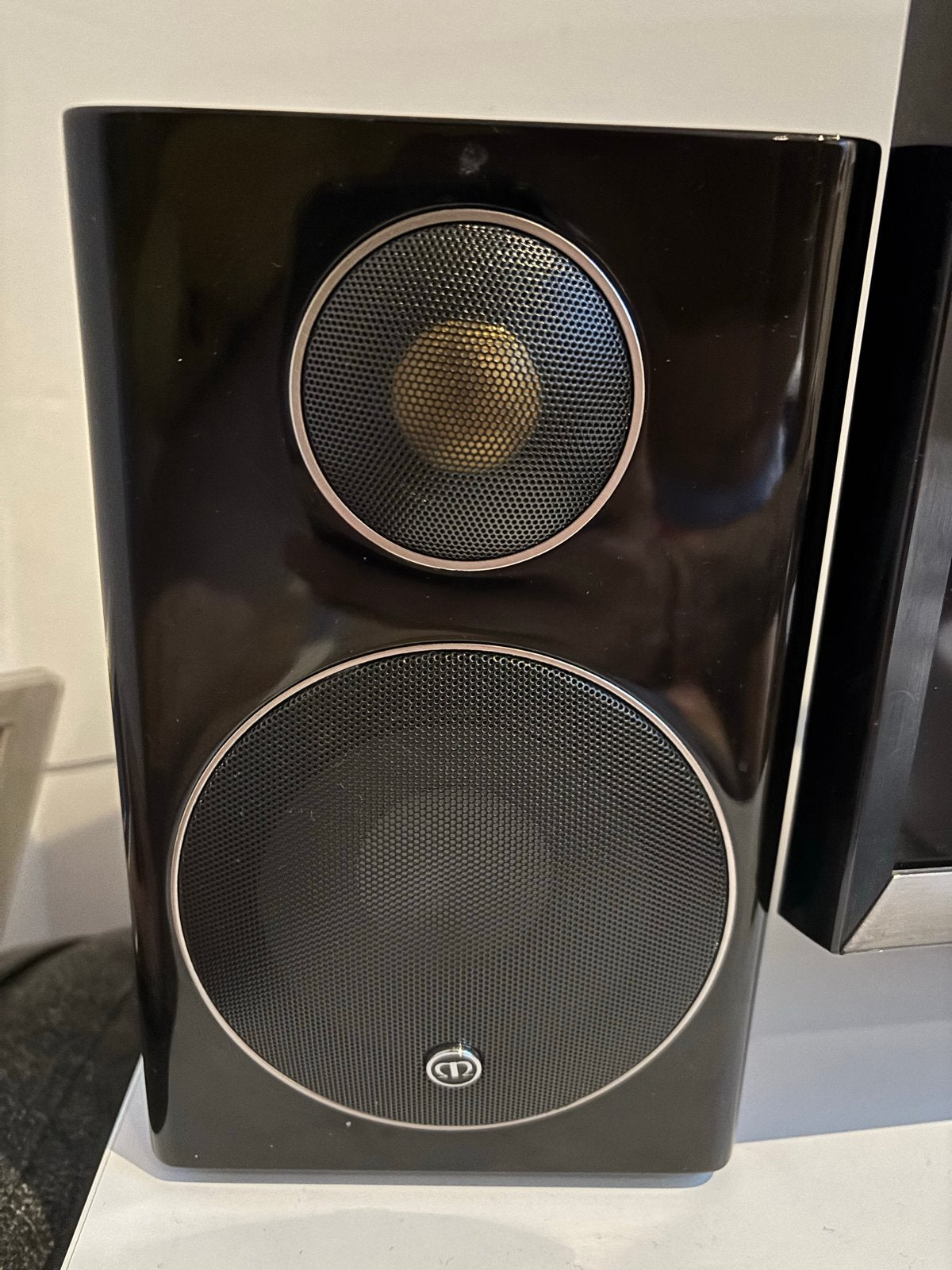 2 Monitor Audio Radius HD Luidspreker - Zwart, Zo goed als nieuw, Minder dan 60 watt, Front, Rear of Stereo speakers, Ophalen