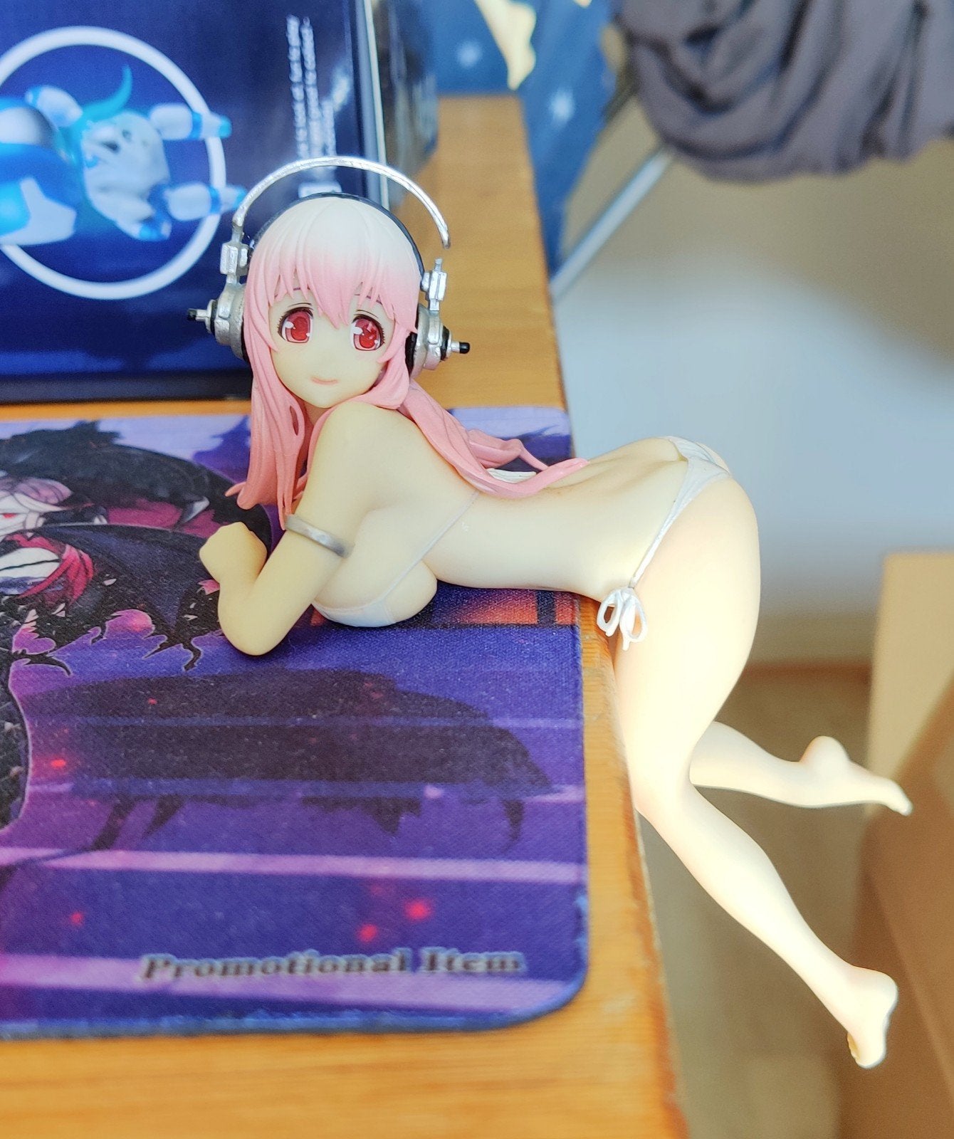 Super Sonico White lying noodle stopper anime figure, Verzamelen, Poppetjes en Figuurtjes, Ophalen of Verzenden