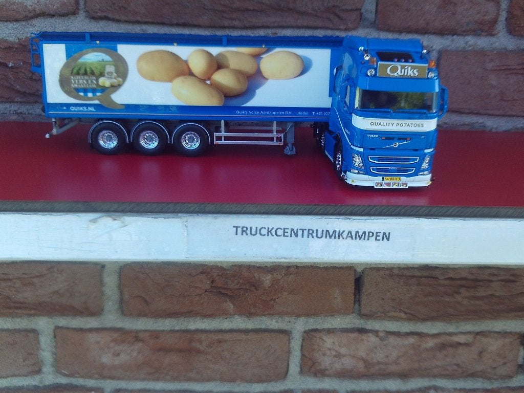 Tekno  Volvo  FH4  van  Quiks  aarappelhandel., Ophalen of Verzenden, Nieuw, Bus of Vrachtwagen, Tekno