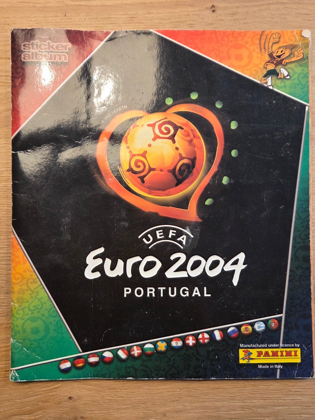 Compleet Panini Euro 2004 album - Portugal, Ophalen of Verzenden, Gebruikt, Overige sporten, Poster, Plaatje of Sticker