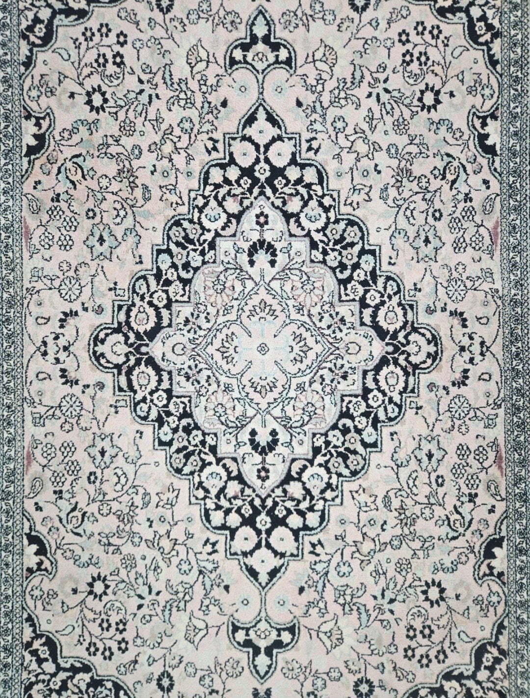 Handgeknoopt oosters Zijde Kashmir tapijt pink 177x280cm, Gebruikt, 150 tot 200 cm, 200 cm of meer, Www.hypepopup.nl