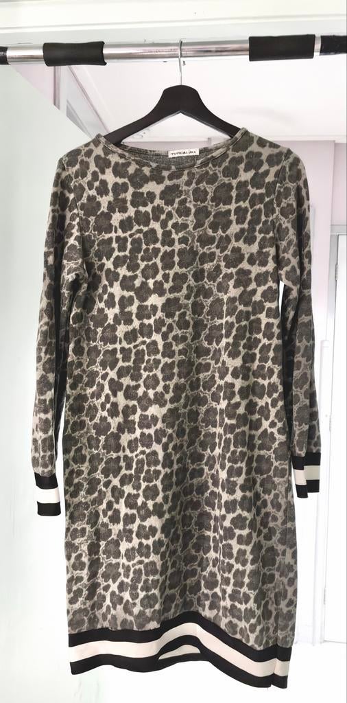 Typical Jill jurk met leopard print, Kleding | Dames, Maat 38/40 (M), Overige kleuren, Ophalen of Verzenden, Knielengte