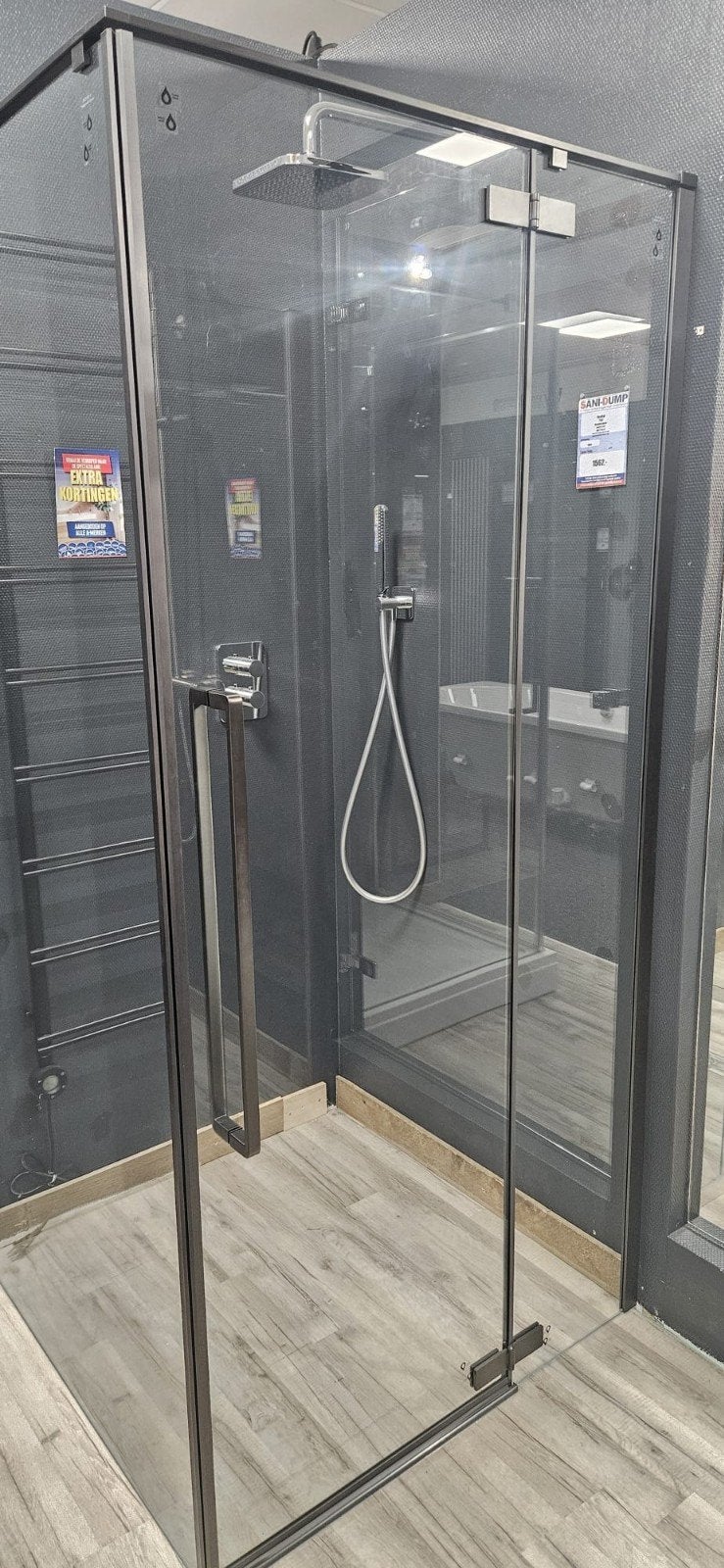 nieuw in doosTira Linea Cuadra Front+Nisopl Geborsteld Koper, Ophalen, Nieuw, Met douche