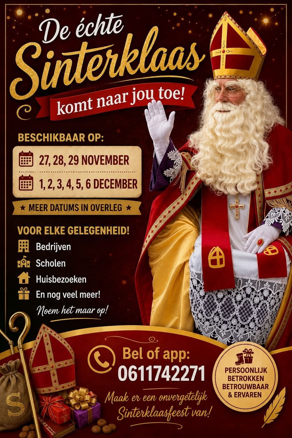 Sint + 2 pieten of 2 pietwn, Diversen, Ophalen, Nieuw