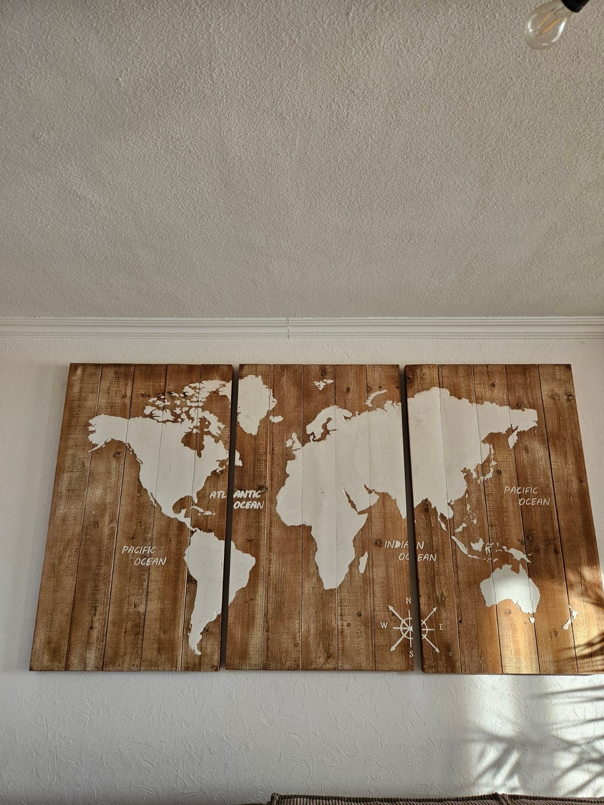 schilderij hout, Ophalen, Zo goed als nieuw, Schilderij, 75 cm of meer