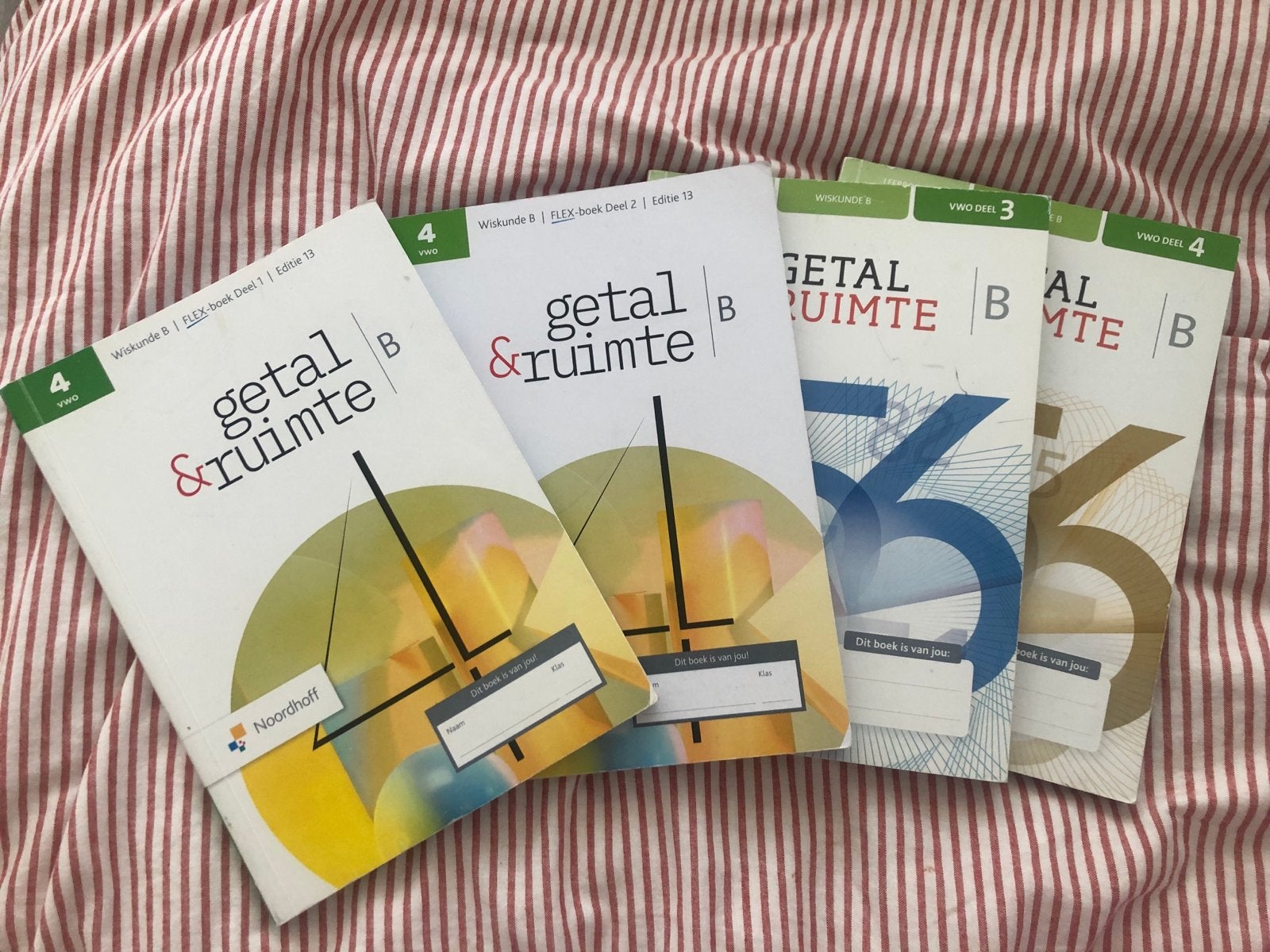 Getal & Ruimte Wiskunde B VWO FLEX-boeken (4 delen), Boeken, Schoolboeken, VWO, Noordhoff, Ophalen of Verzenden, Zo goed als nieuw