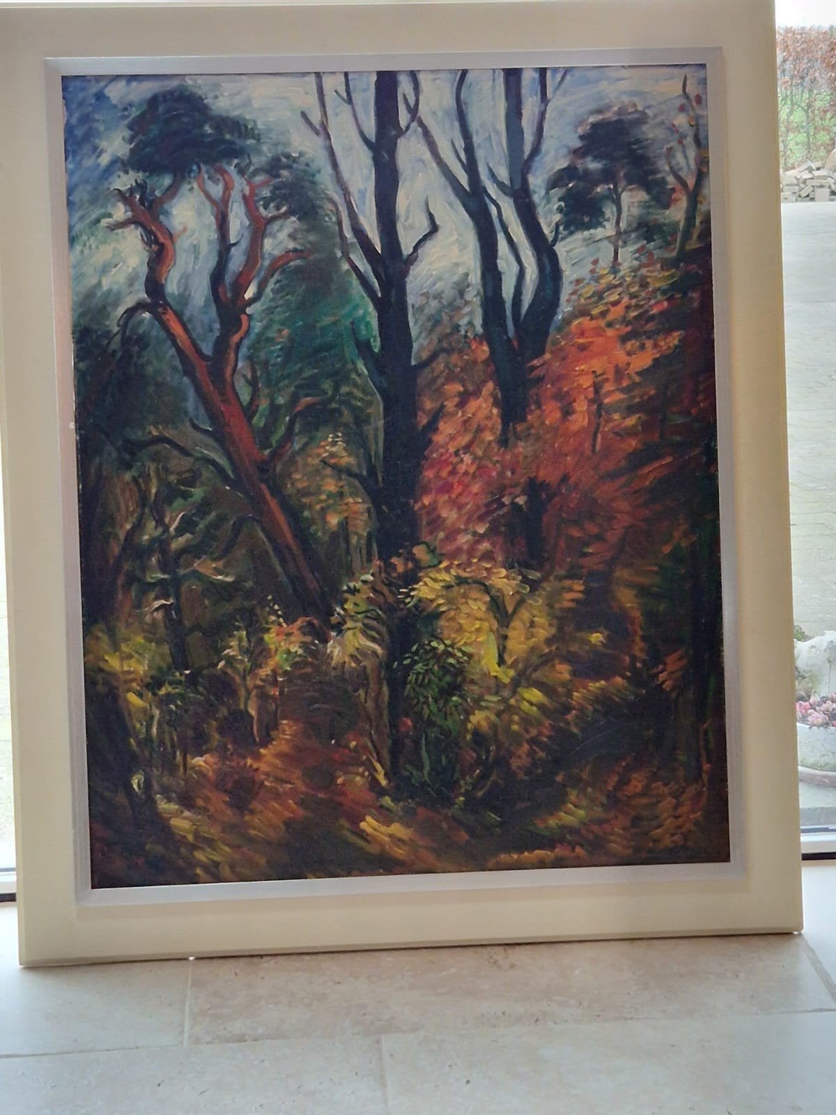 deadline vandaag:Groot expressionistisch schilderij "Herfstb, Ophalen, Expressionistisch, Landschap, Olieverf