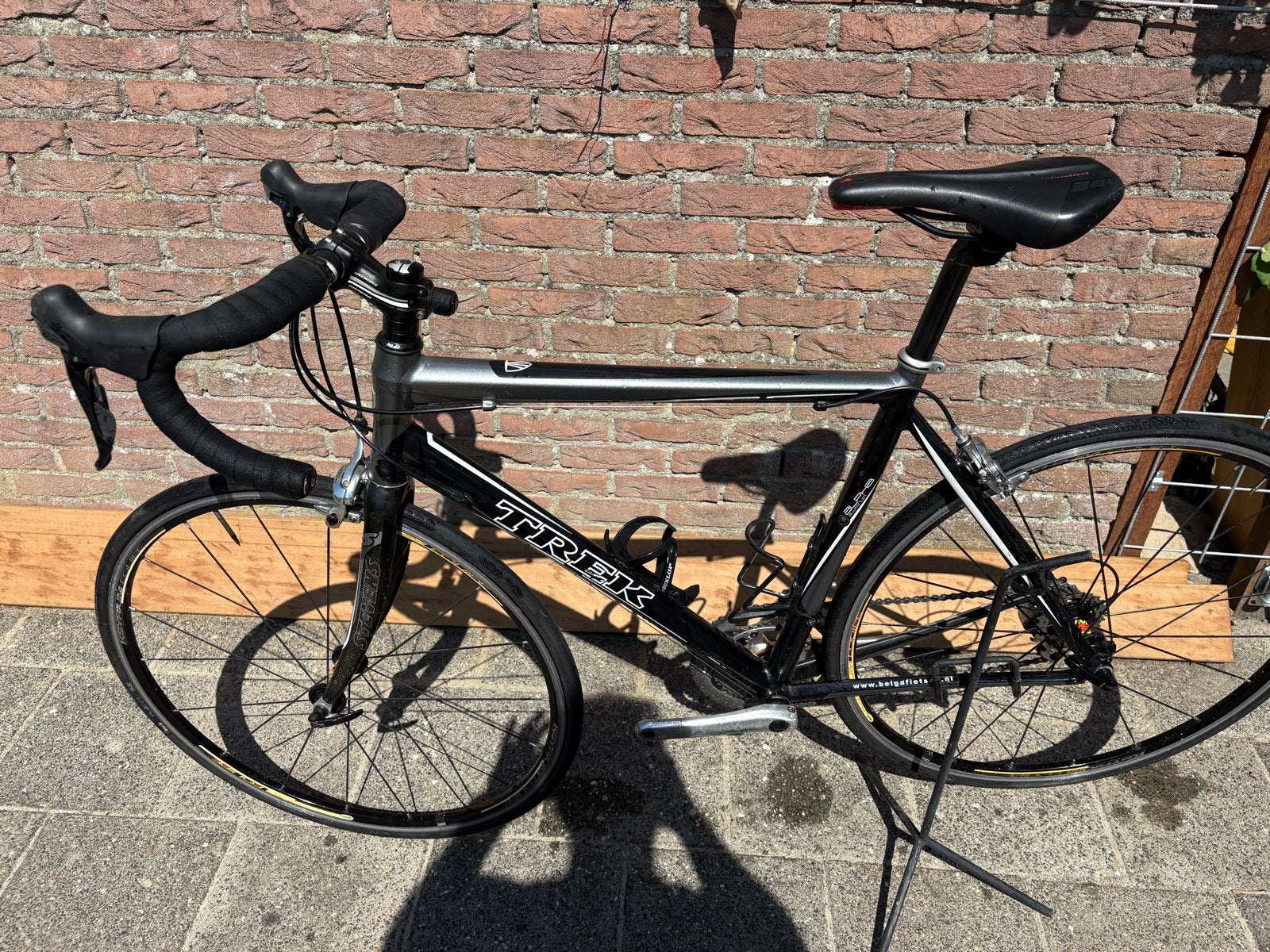Trek 1.9 racefiets Shimano 105/Ultegra 10 speed, maat 56, Gebruikt, 10 tot 15 versnellingen, Aluminium, 53 tot 57 cm