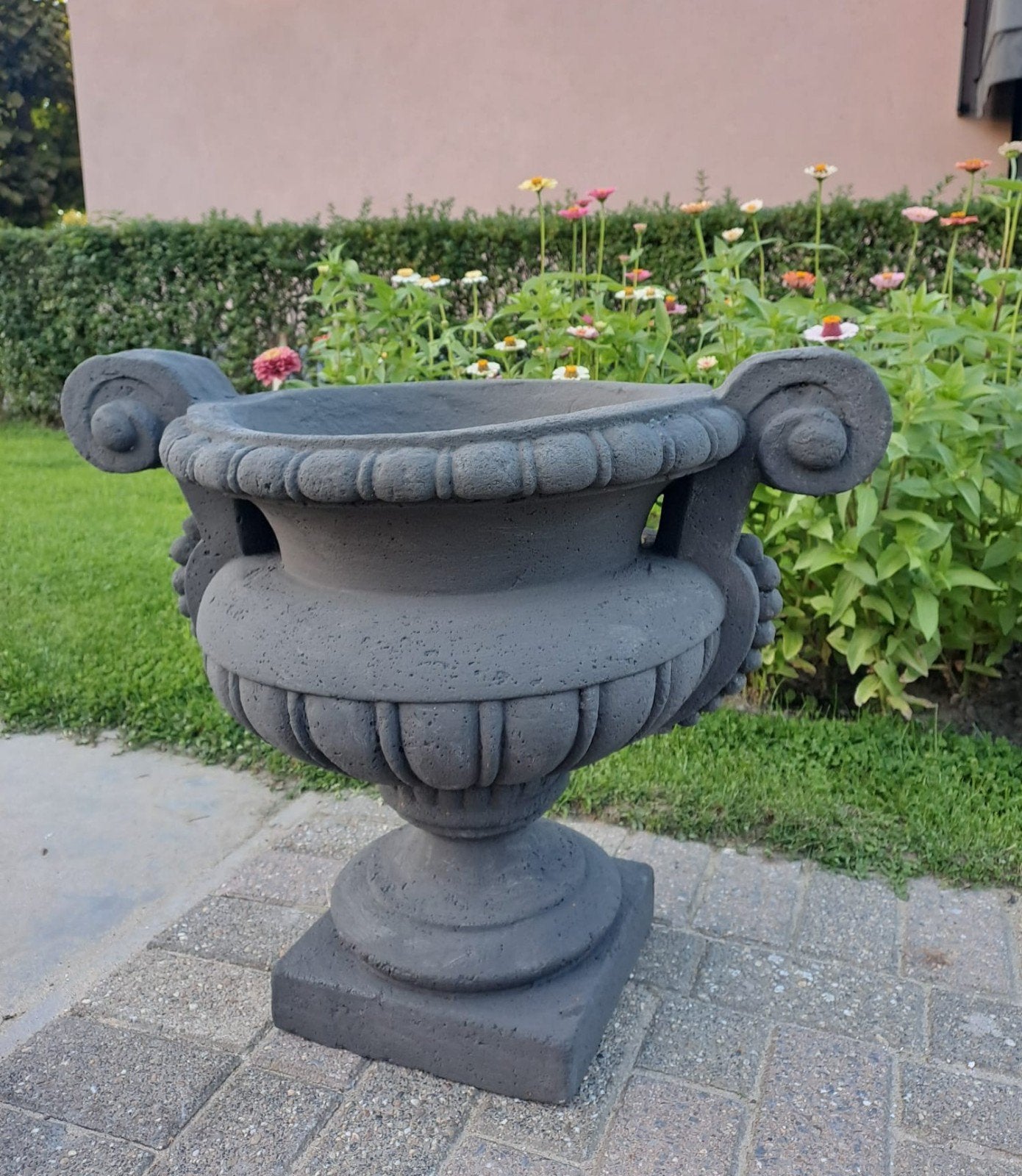 Brocante tuinvaas - grote bloempot, Tuin en Terras, Ophalen