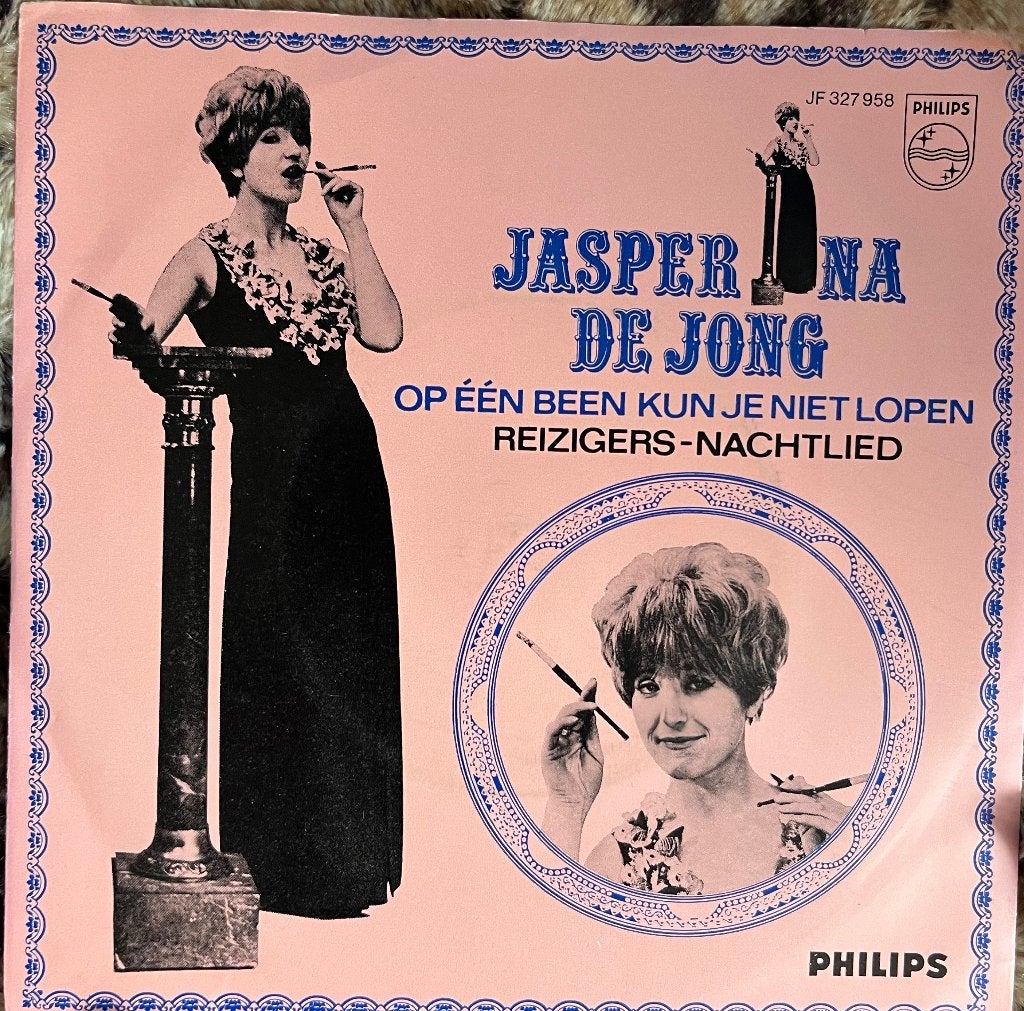 Jasperina de Jong. Op één been kun je niet lopen, 7 inch, Ophalen of Verzenden, Overige typen, Nederlandstalig