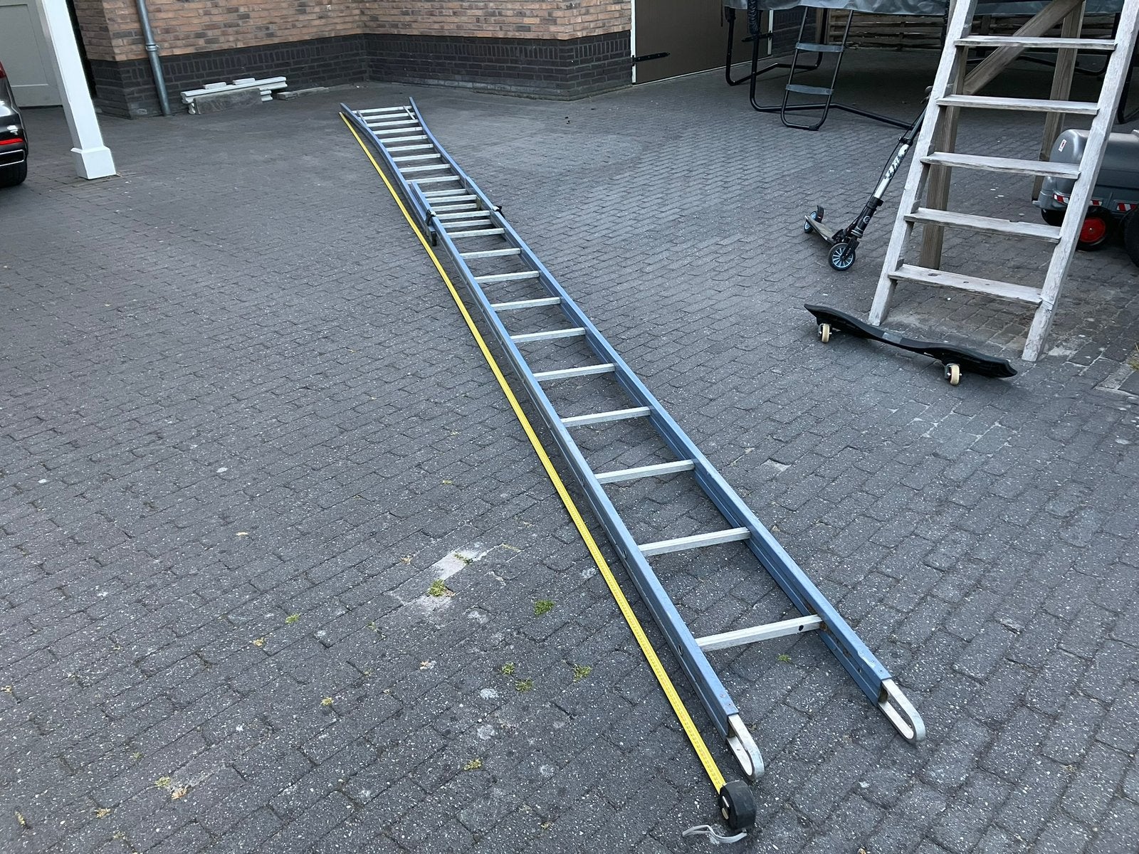 Wienese 2 delige ladder, Ophalen, Zo goed als nieuw, 4 meter of meer