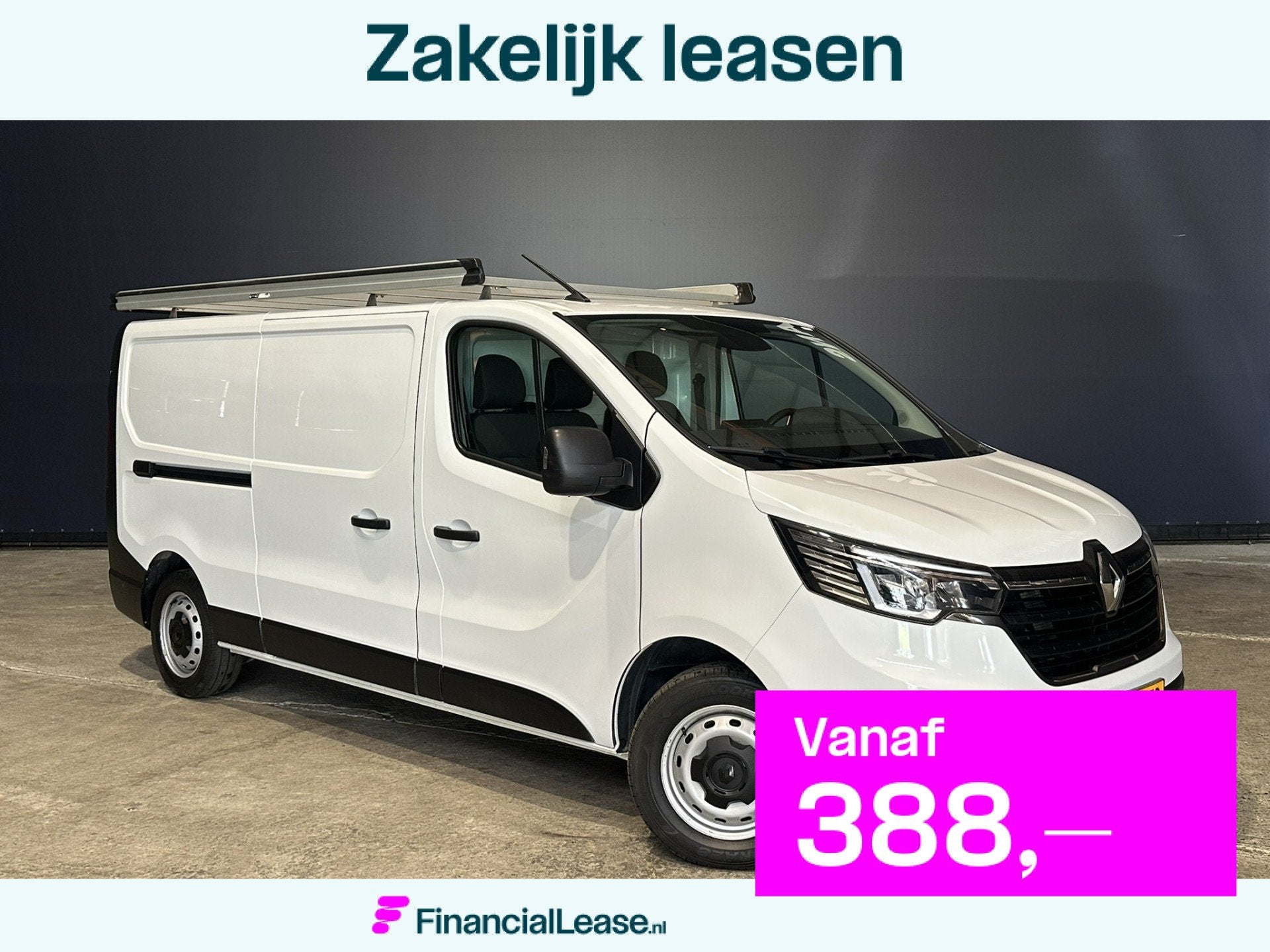 Renault Trafic 2.0 dCi 130pk L2H1 Euro6 Airco | Imperiaal |, Voorwielaandrijving, Dealer onderhouden, Stof, Gebruikt
