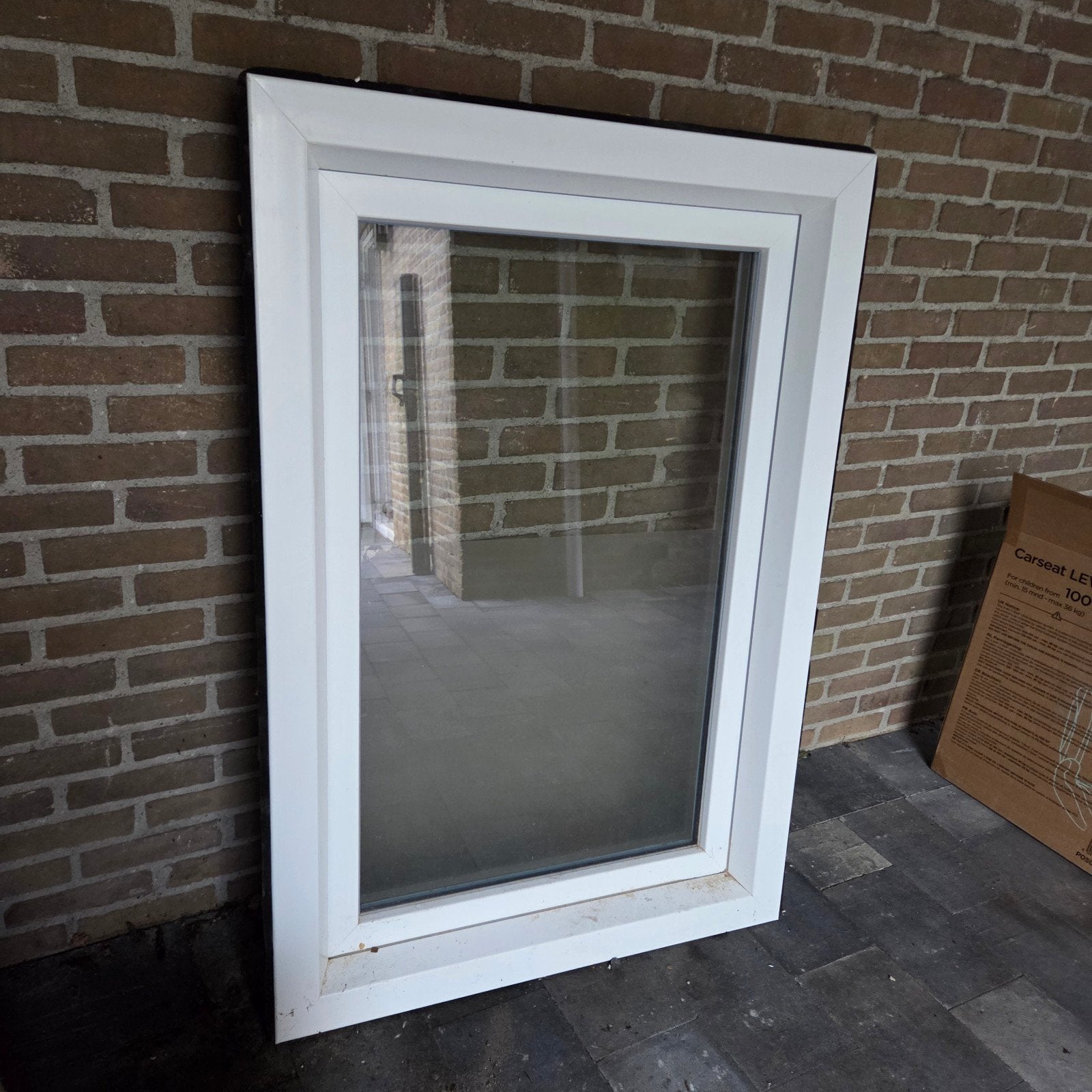 kunststof draaikiep kozijn hr++, Kunststof, Raamkozijn, 75 tot 150 cm, Ophalen