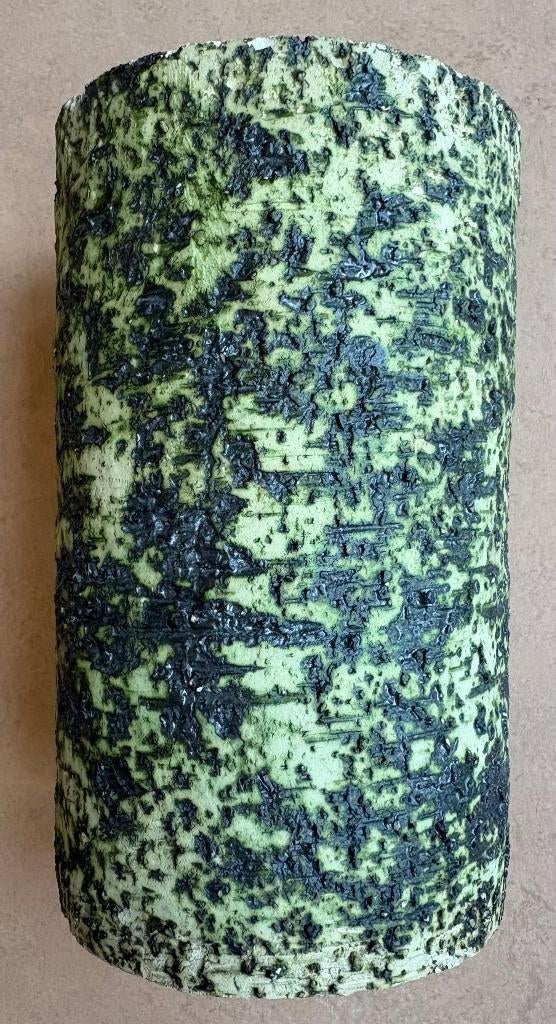 Fraaie berkenbast vaas, vintage (18 cm), Gebruikt, Overige kleuren, Aardewerk of Porselein, Ophalen of Verzenden