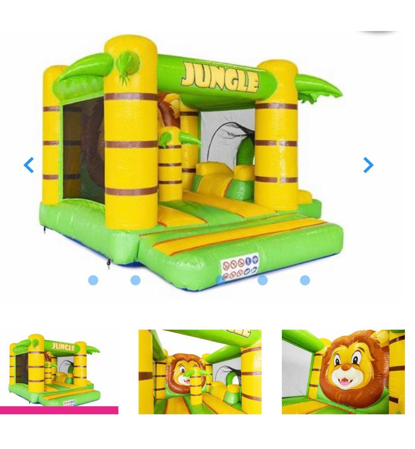 Springkussen met suikerspinmachine €95,-, Ophalen