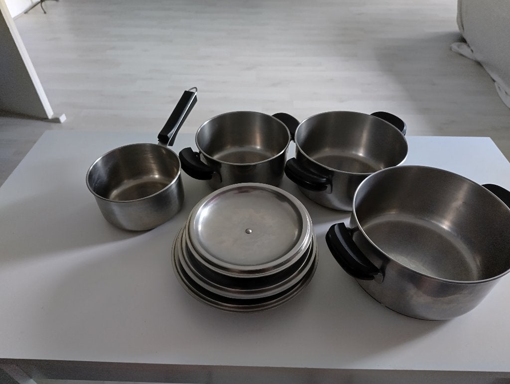 11 delige pannenset, Ophalen, Overige materialen, Pannenset, Keramische plaat
