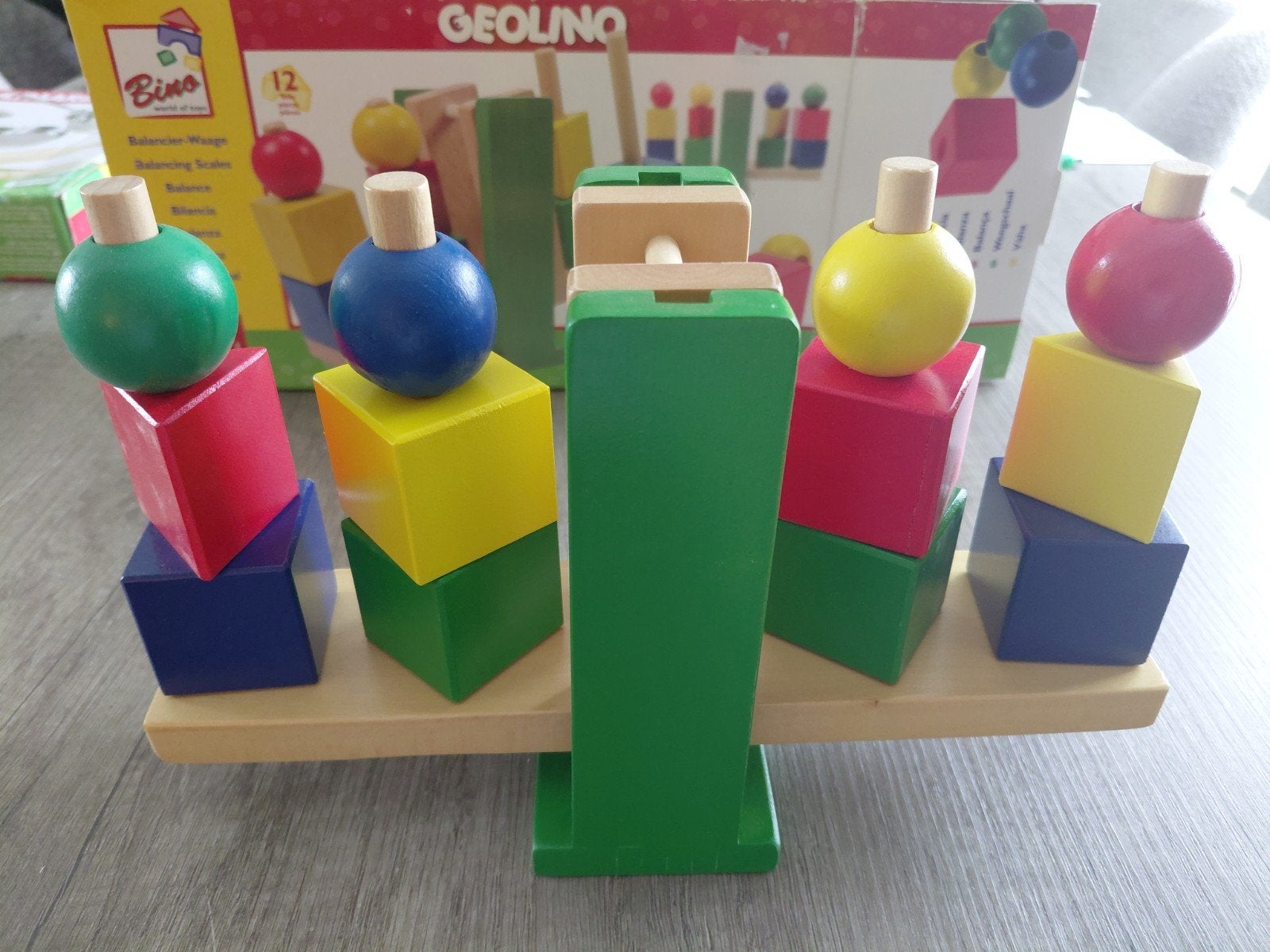 Houten balanceer blokken, Ophalen of Verzenden, Zo goed als nieuw, Overige typen