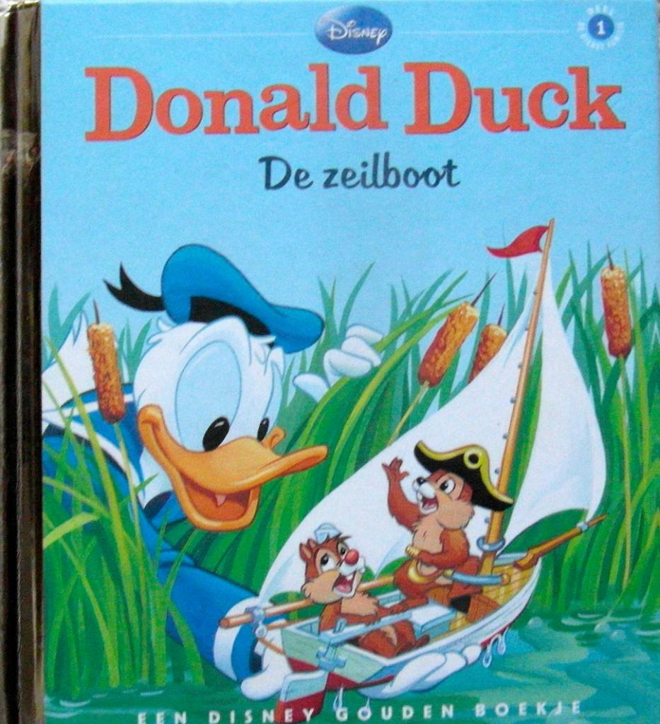 Donald Duck - De Zeilboot (Gouden Boekje), Ophalen of Verzenden, Zo goed als nieuw, Fictie algemeen, Gouden boekje