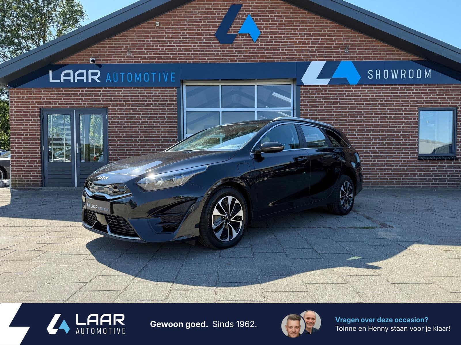 Kia Ceed Sportswagon 1.6 GDi 141PK PHEV DynamicPlusLine 1ste, Auto's, Dealer onderhouden, Gebruikt, Zwart, Zwart
