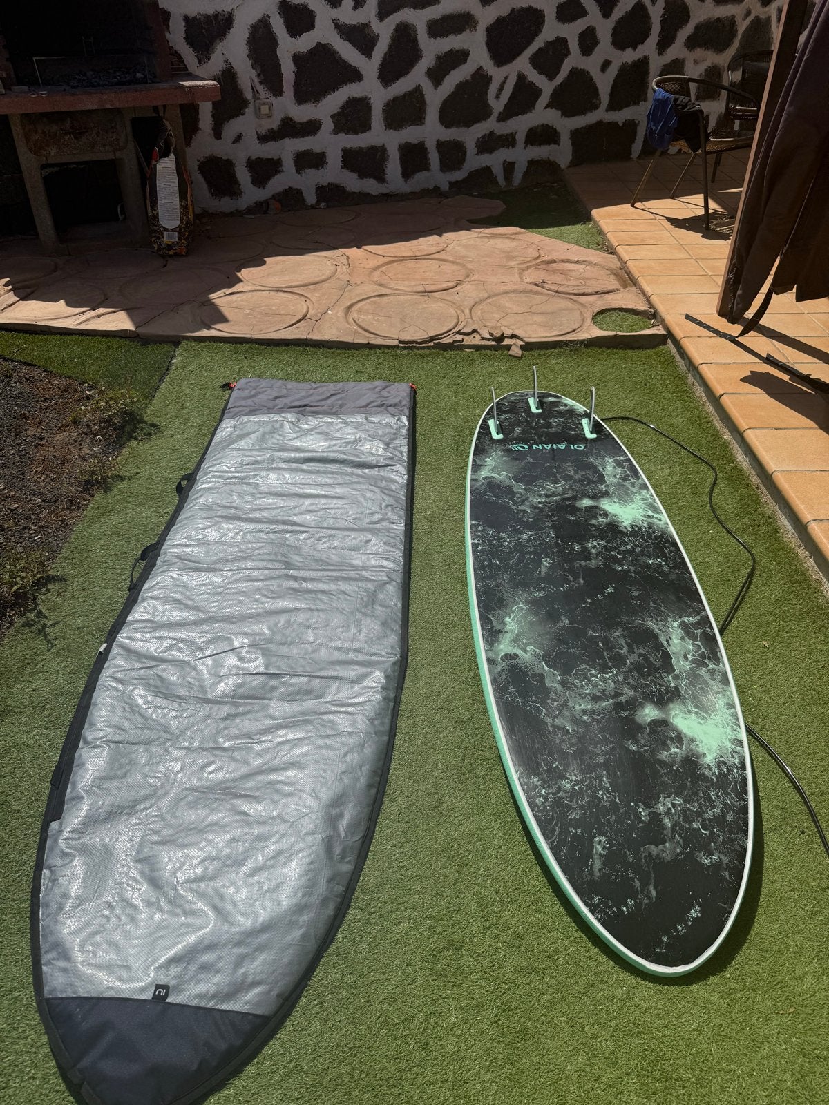 Golfsurfplank 7,1ft 60L met hoes en dakdrager, Watersport en Boten, Ophalen, Gebruikt, Funboard, Met draagtas