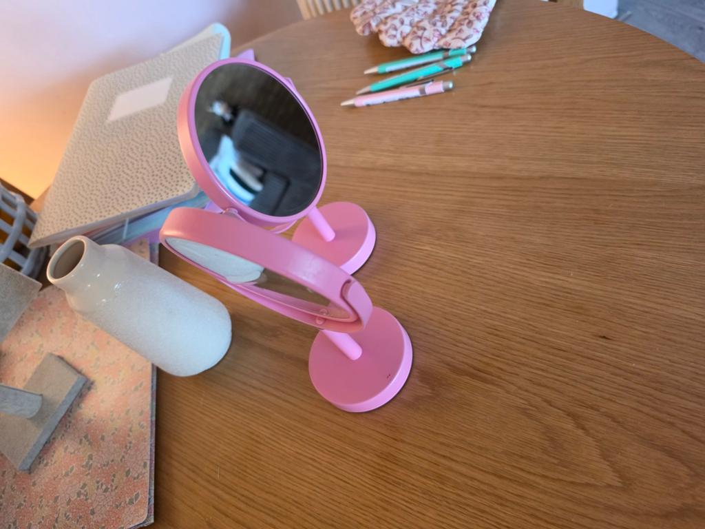 Dubbelzijdige Roze Spiegels - Nooit Gebruikt, Ophalen of Verzenden