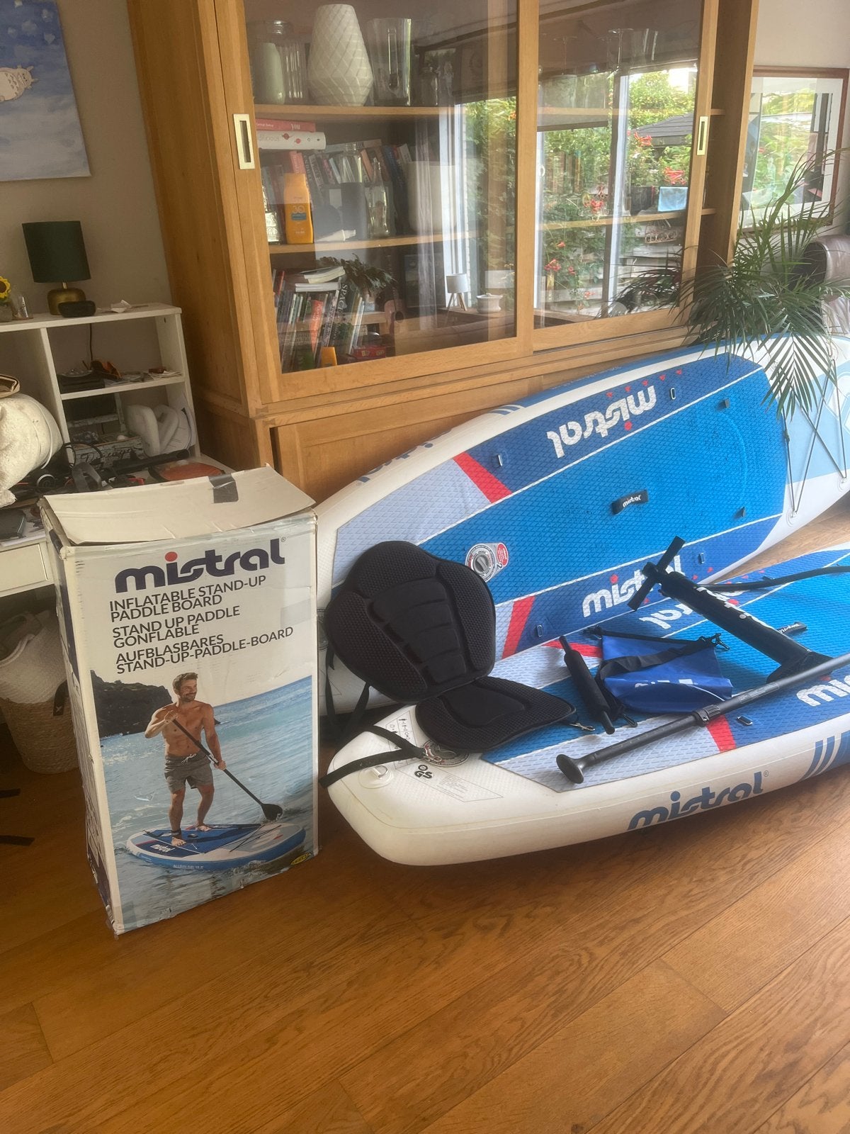 Mistral Opblaasbaar SUP Boarden met Accessoires, Watersport en Boten, Suppen, Ophalen, Gebruikt, SUP-boards