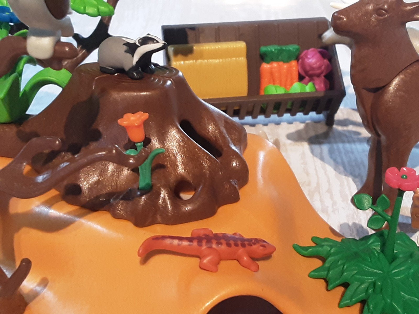 DIERENSETS nr 29: 14 bosdieren en boswachter., Kinderen en Baby's, Speelgoed | Playmobil, Ophalen of Verzenden, Zo goed als nieuw