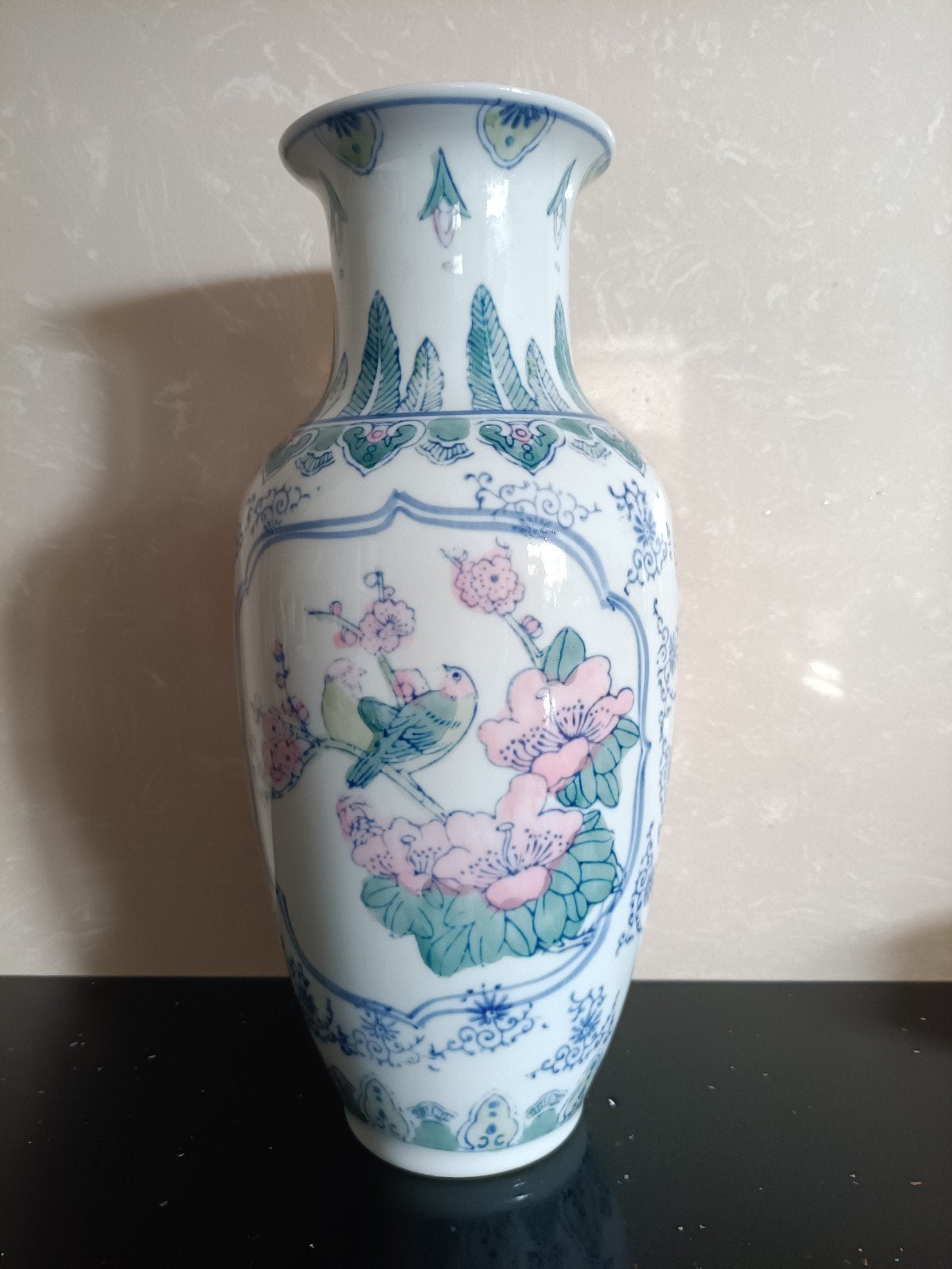 moderne Chinese porseleinen vaas uit ongeveer 1970/1990, Ophalen of Verzenden