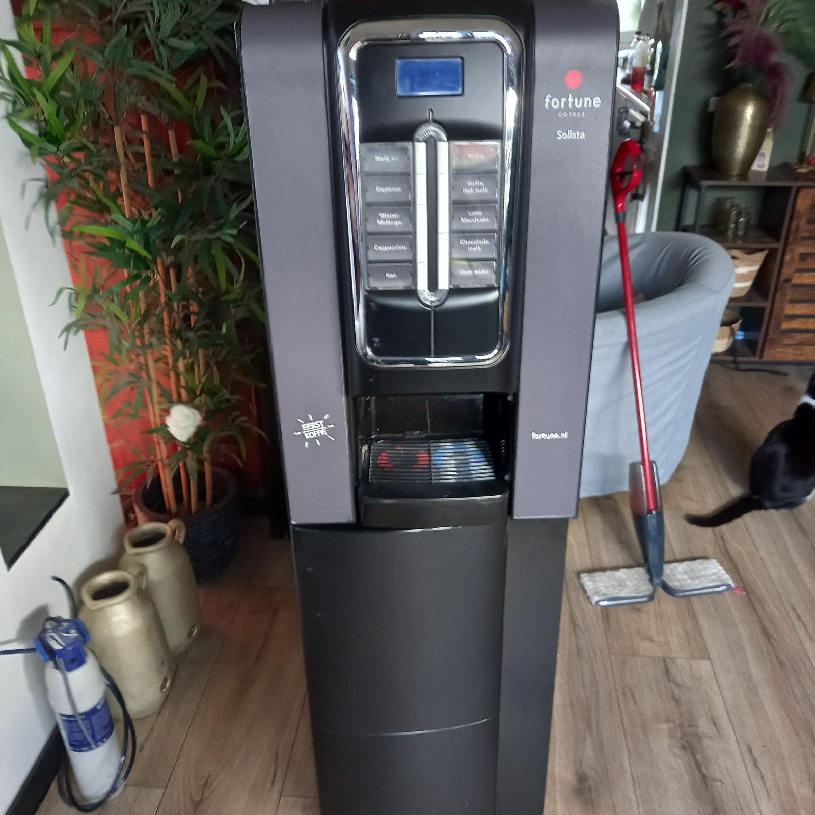 Fortune Solista Koffiemachine - Diverse Dranken, Gebruikt, 10 kopjes of meer, Koffiemachine, Koffiebonen