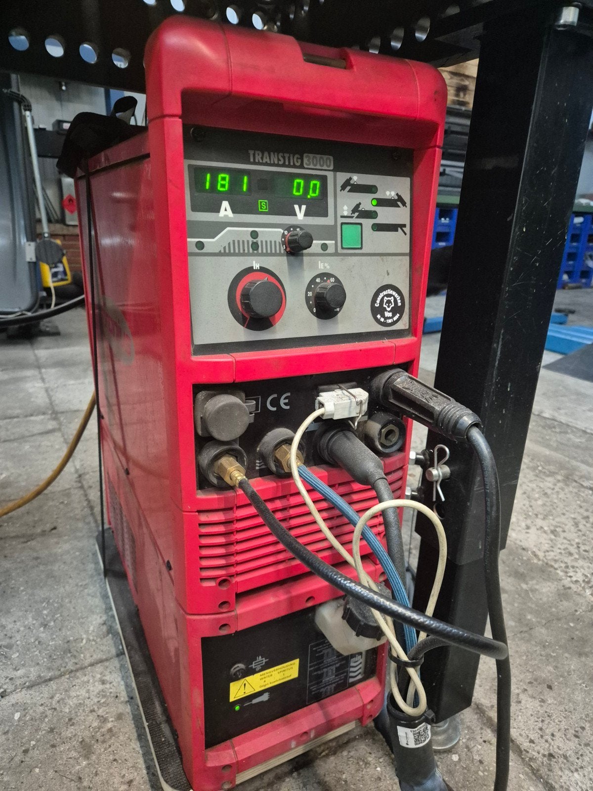 Fronius TransTig 3000 TIG lasapparaat, Ophalen, Gebruikt, 250 ampère of meer, Tig